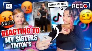REACTING TO MY BIG SISTERS TIKTOKS *MUST WATCH*