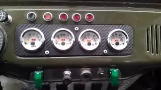 УАЗ 469 с мотором ОМ 603. Салон.