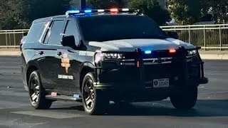 (HORN) Texas DPS Tahoe Responding Code 3 