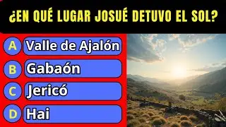 LUGARES IMPORTANTES EN LA BIBLIA - 20 Preguntas de la Bilia/ Reto Biblico Divertido