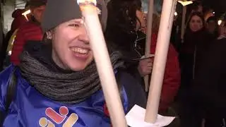 In centinaia alla marcia per ricordare Vanessa Simonini a Gallicano