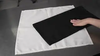 Luxenap Cloth Polyester Napkins - RWA0834B, RWA0834W - Restaurantware