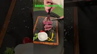 First restaurant with charcoal on the table in Europe🥩🔥