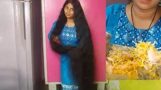 WET HAIR COMBING with TIPS/food for hair /SABU LONG HAIR/SABU NEW LONG HAIR VIDEO 