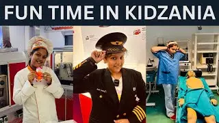 Myra in KidZania Part 1 | Air India Plane,  Real Jobs, Real Adventure! | Vlog | The Magical Myra