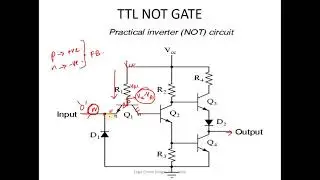 1st gate - TTL NOT Gate