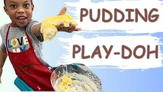 Play Doh Pudding Recipe | EASY Playdough Slime | 3 Ingredients