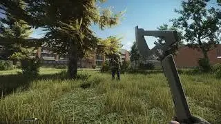 usec has conversation with hatchet running bear