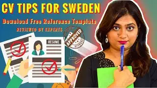 TIPS FOR RESUME WRITING IN SWEDEN | SPARKLEWITHJYOTI