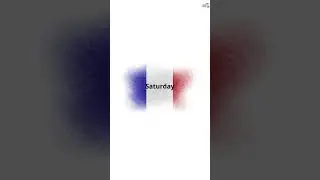 How do you say in French Saturday?  #frenchvocab #apprendrelefran&ccedil;ais #saturday