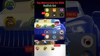 Top Memecoins for 2025#millionaire #making #crypto