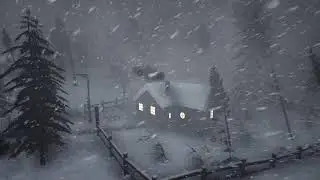 APOCALYPTIC WHITEOUT: EXTREME SNOWSTORM SOUNDS and WINTER STORM for Sleep | Subzero Oblivion Night