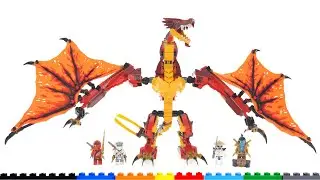 Обзор набора LEGO Ninjago Legacy &laquo;Атака огненного дракона&raquo; (71753)! Отличная цена, качественный д...