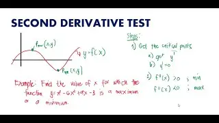 Second Derivative Test