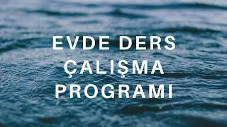 Evde nasıl ders &ccedil;alışılır? 2020 y&ouml;s ders &ccedil;alışma programı