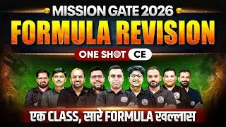 GATE 2026 Civil Engineering Formula Revision In One Shot | Mission GATE 2026