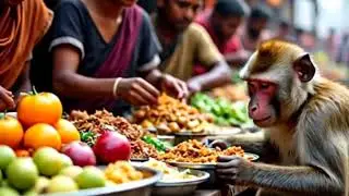 🐒 Monkey&rsquo;s Village Life &ndash; A Sad Ending||An Emotional Story