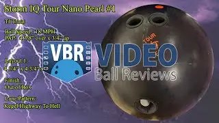 Storm IQ Tour Nano Pearl Bowling Ball Reaction Video Ball Review {vs} IQ Tour Emerald