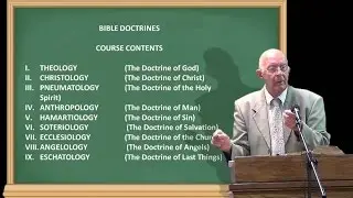 11.  Bible Doctrine -  Test Questions - Hamartiology 1