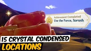 Use The Force Sorush Hidden Achievement 15 Crystal Condensed Locations | Genshin Impact 3.6
