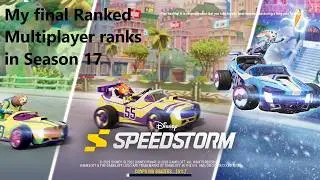 Disney Speedstorm - My final Ranked Multiplayer ranks in Season 17