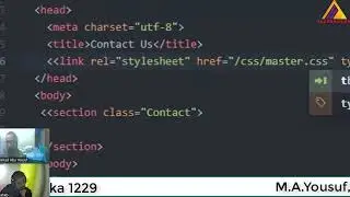 Web design link contact CSS to contact html