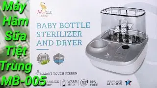 M&aacute;y h&acirc;m sữa tiệt tr&ugrave;ng Moaz bebe MB-005 | Moaz bebe sterilized bottle warmer