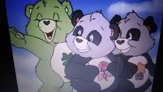 Care bears - Good Luck bear and Polite panda moment