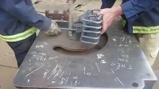 Square Spiral Anti Bursting Reinforcement using normal bar bending machine