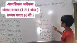 # Number Reading Maths- easy way(Ideal Abacus Academy )