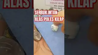 PENGKILAP BATU  TERJANGKAU ‼️ Serbuk intan dan alas gosok batu glosy batu, kinclong akik #gemstone