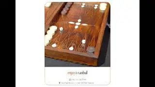 Pearl light coffee chess backgammon mini
