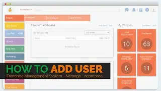 Franchise Management System - Naranga | How to add a User? ncompass