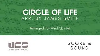 Circle Of Life (Lion King) Arranged For Wind Quintet