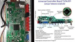 как установить универсальную материнскую плату lcd / led installation ...