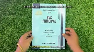 A4 Study Material Printing with 70 GSM Gloss Cover | Paperback Book Printing | Perfect Binding India