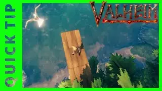 How To Extend Floors Up High or Over Water (Valheim Tips and Tricks)