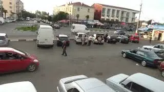 Кобулети,прогулка по городу,железнодорожный вокзал