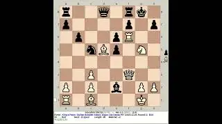 Stockfish 250702 vs 4ku 5.1 | King's Pawn: Sicilian Bowdler Attack #chess