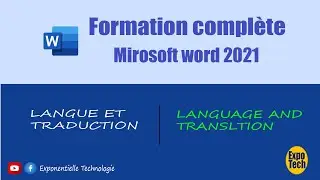Formation Word #11: Langue et traduction