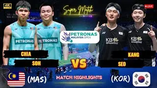 Exciting Match 🔴 Chia/Soh (MAS) vs Kang/Seo (KOR) PETRONAS Malaysia Open Badminton