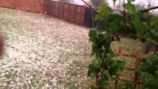 Hail in little elm