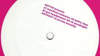 Bottin - Manifesto Balearico (Artifact 13)
