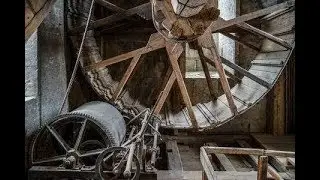 Medieval wheel cranes in Europe
