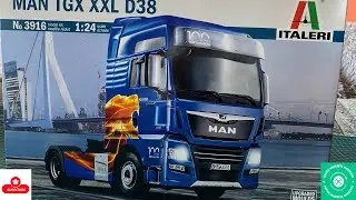 MAN TGX XXL D38 1/24 package contents 🚚🚚🚚