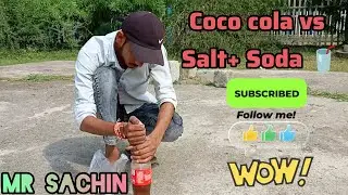 Coco cola vs Salt+Soda 😮 Shocking Experiment [ कोको कोला Vs नमक+सोडा ] Science 🔭 Experiment 😙