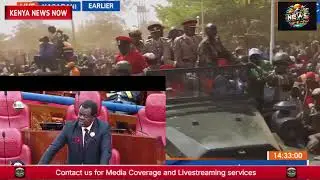 Military Precision is Used as we Mourn Raila Odinga not Teargas all over! Sen. Okiya Omtatah