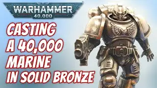 Warhammer 40K Space Marine solid bronze casting - fanart tribute by VOGMAN