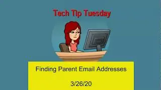 Finding Parent Email Addresses
