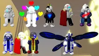 undertale final multiverse showcase all MainFrame characters